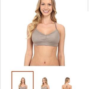NWT Alo Yoga Sunny Strappy Bra (Gravel)